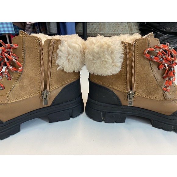 Ugg Kids Winter Boots Size 3 Waterproof Ashton Addie Unisex Leather Warm Wool - Picture 6 of 13